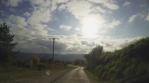 Car driving in the countryside Video stock 49892264