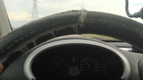 Car driving - dashboard Vidéo 133086609