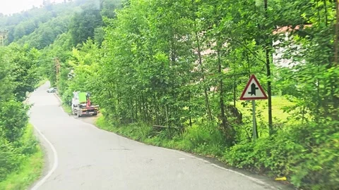 A car driving down a. Stock Footage 282770202