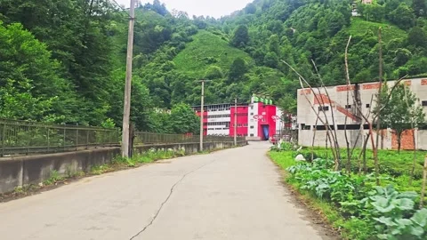 A car driving down a. Stock Footage 282801269