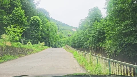 A car driving down a. Stock Footage 282842046