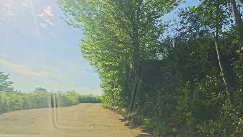 A car driving down a. Stock Footage 282970788