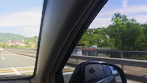 A car driving down the. Stock Footage 282992562