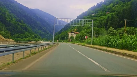 A car driving down the. Stock Footage 284624964