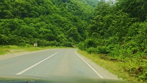 A car driving down the. Stock Footage 284626006