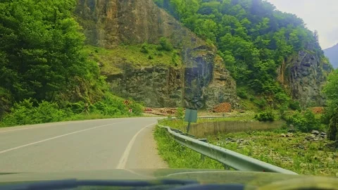 A car driving down the. Stock Footage 284628228