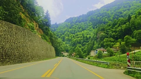 A car driving down the. Video stock 284630019