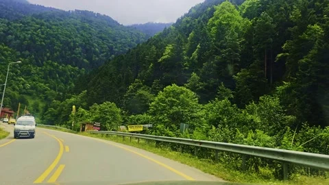 A car driving down the. Stock Footage 284630203