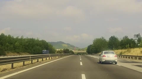 A car driving down the. Stock Footage 284643174