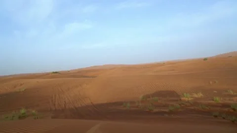 Car driving in dune . Stock Footage 212089732