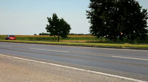 Car driving Stock Footage 496719