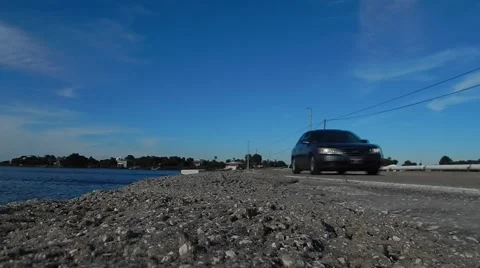 Car driving by Vídeos de archivo 45198065