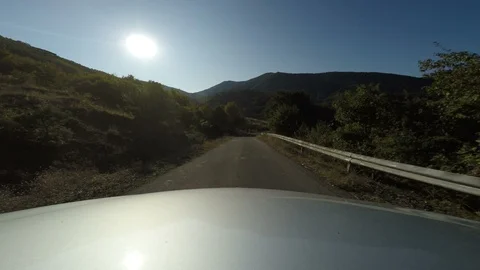 Car Driving Stock Footage 105744342