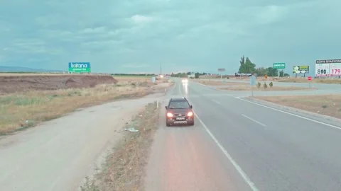 A car that is driving. Stock Footage 281596208