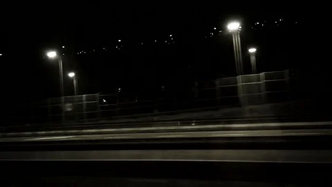 Car driving on highway Stock Footage 75048197