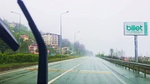 Car driving on the highway Stock-Footage 277171022