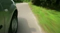 Car driving on the highway. Video filming from moving car (steadycam) HD Footage