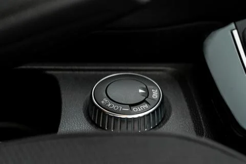 Car driving mode switch. Drive mode selector button. Photos