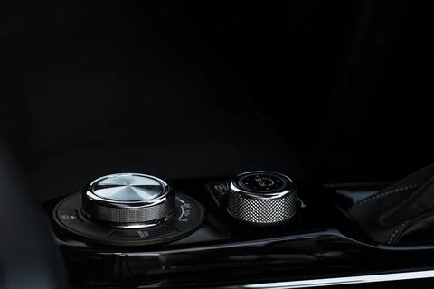 Car driving mode switch. Drive mode selector button. Stock Photos