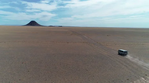 Car driving in Mongolia Stock Footage 218763976