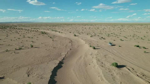 Car driving in Mongolia Stock Footage 218793748