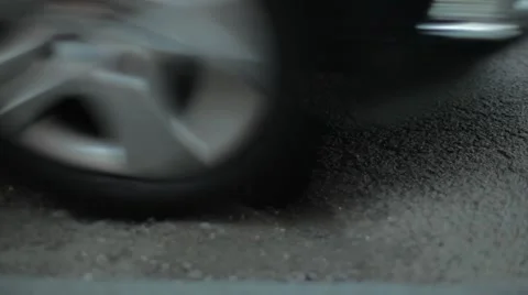 Car Driving Pothole Stock Footage 47826726