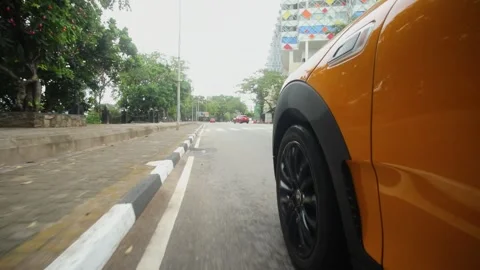 Car driving on the road 2 Vídeo Stock 288232603