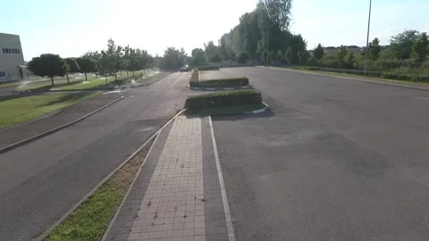 The car is driving on the road Stock-Footage 171074344