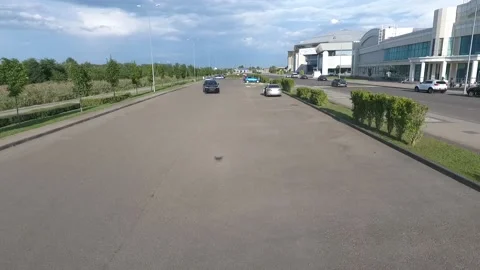 The car is driving on the road Stock-Footage 171083022