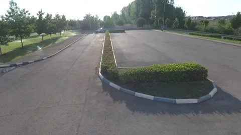 The car is driving on the road Stock-Footage 171085008