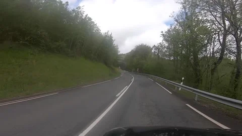 Car driving in the road Stock Footage 240862021