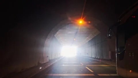 A car driving through a. Stock Footage 282978084