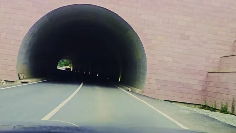 A car driving through a. Stock Footage 284625687