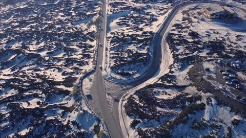 Car driving through mountain road Stock Footage 167451546