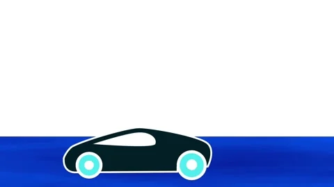 Car Driving on Water Stock Footage 335638283