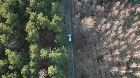 Car from drone. Stock Footage 127184003