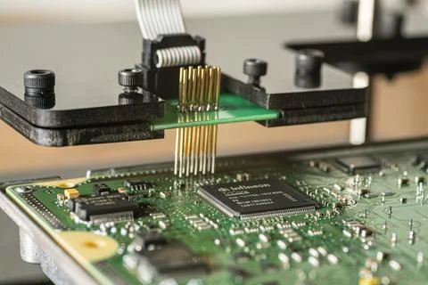 Car ecu bench reading method 6 스톡 사진