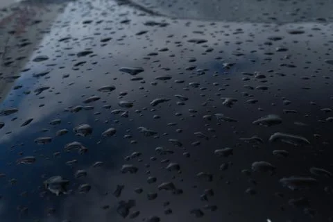 Car elements with rain drops for background Stock Photos