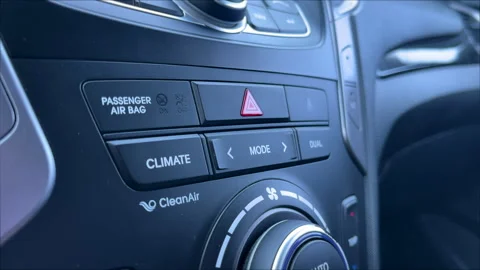 Car Emergency Button On and Off Stock Footage 308858817