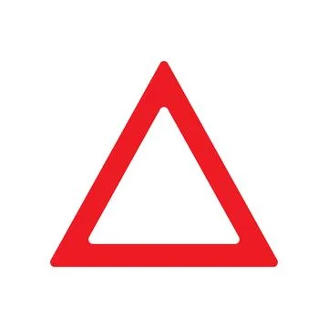 Car emergency triangle icon Stock Illustration