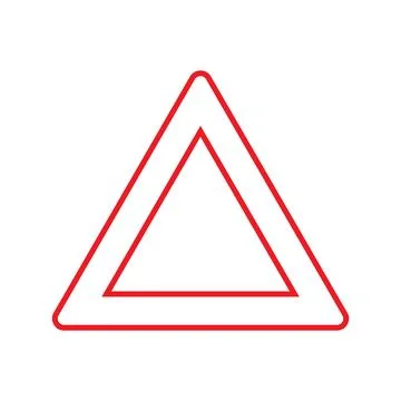 Car emergency triangle icon イラスト素材