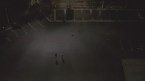Car Empty Parking Lot 10 LOG Stock Footage 118038402