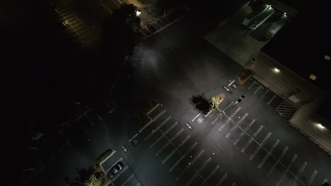 Car Empty Parking Lot 9 Stock Footage 118036856