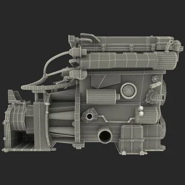 3D Model: Car Engine 2 ~ Buy Now #89226811 | Pond5