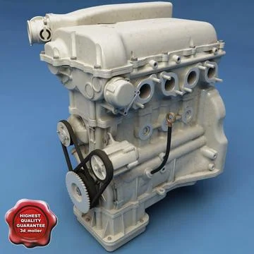 Car Engine - 3D model by 3DWALKABOUT (@3dwalkabout) [6c7f317]