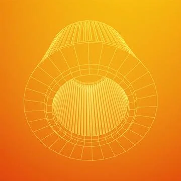 Car engine air filter. Auto spare part Illustrazione stock