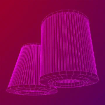 Car engine air filters. Auto spare part Stock Illustration