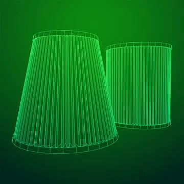 Car engine air filters. Auto spare part Stock Illustration