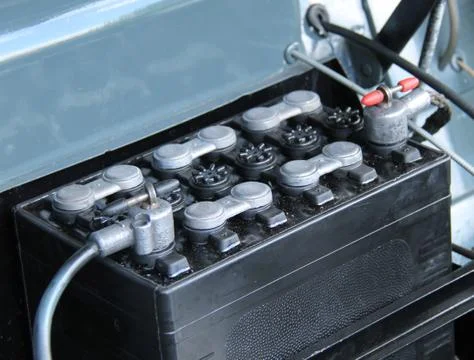 Car Engine Battery. Stock Photos