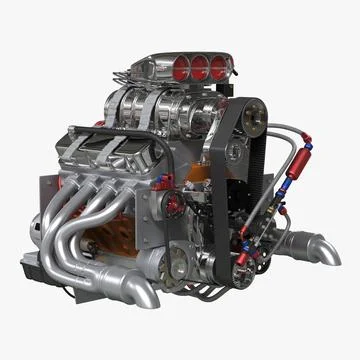 Car Engine - 3D model by 3DWALKABOUT (@3dwalkabout) [6c7f317]